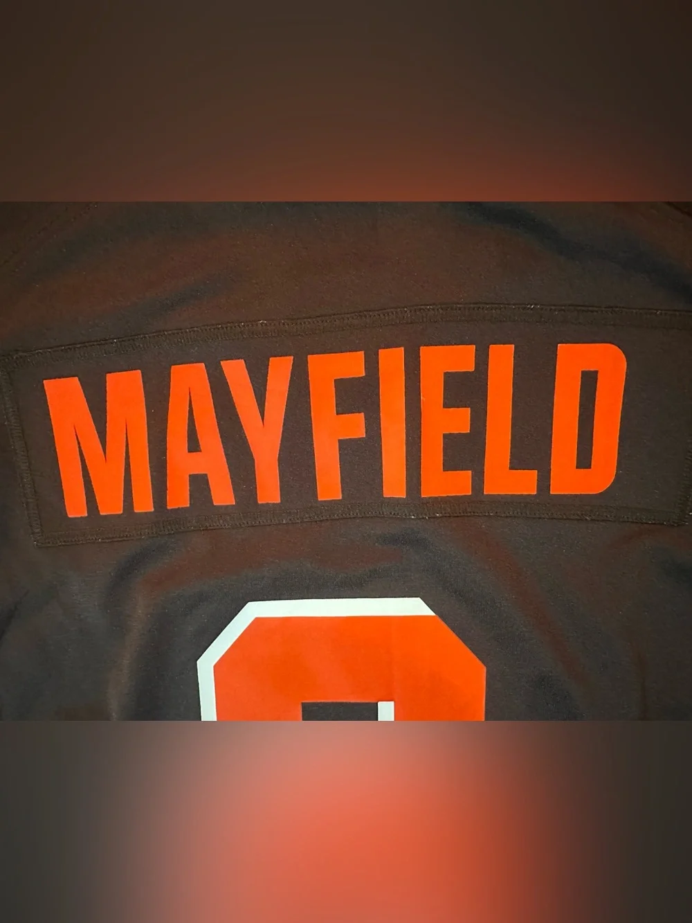 Nike Men Cleveland Browns Baker Mayfield Home Jersey Sz XL - Picture 4 of 8
